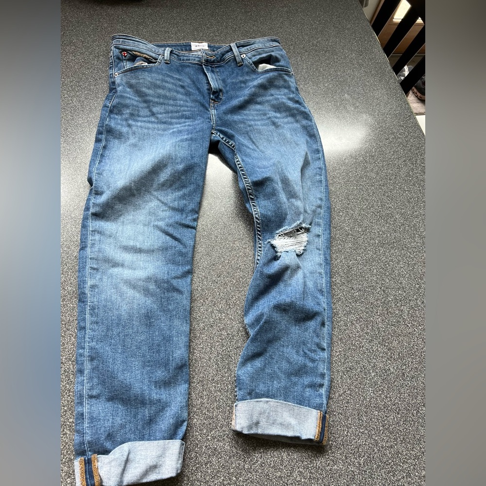 Hudson cropped denim